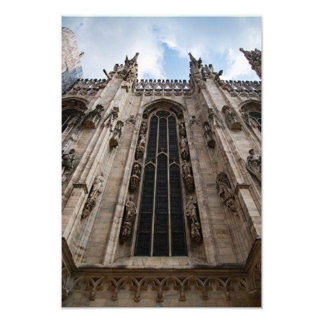 Upward View of the Duomo Photo Print (Front)