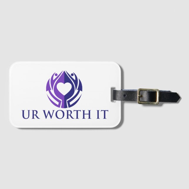 UR Worth It Luggage Tag (Front Horizontal)
