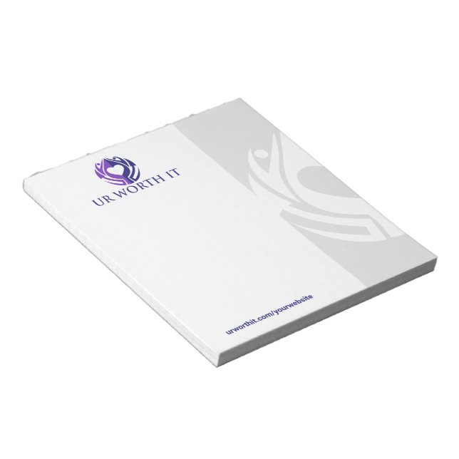UR WORTH IT  NOTEPAD (Angled)