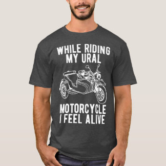 Ural motorcycle offroad motorcyclist  (3) T-Shirt