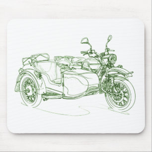 Ural Retro Red October 2010 Mouse Pad