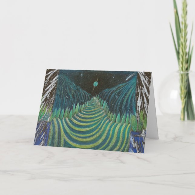 'Uranian Road' greeting card (Front)