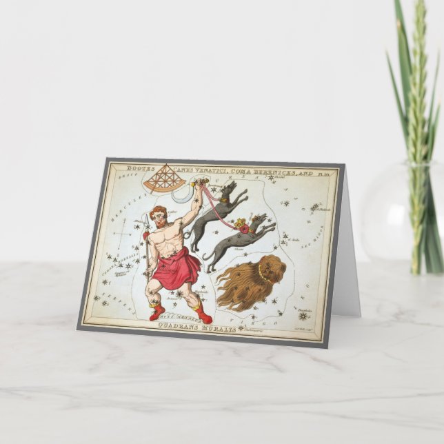 Urania's Mirror, Vintage Astronomy Celestial Map Card (Front)