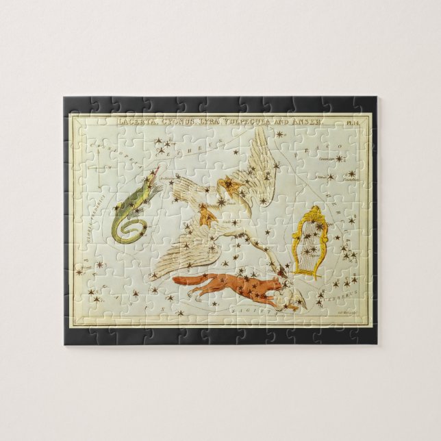 Urania's Mirror, Vintage Astronomy Celestial Map Jigsaw Puzzle (Horizontal)