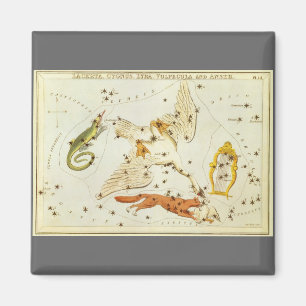 Urania's Mirror, Vintage Astronomy Celestial Map Magnet
