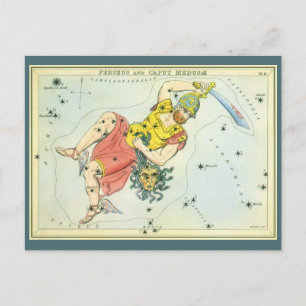 Urania's Mirror, Vintage Astronomy Celestial Map Postcard