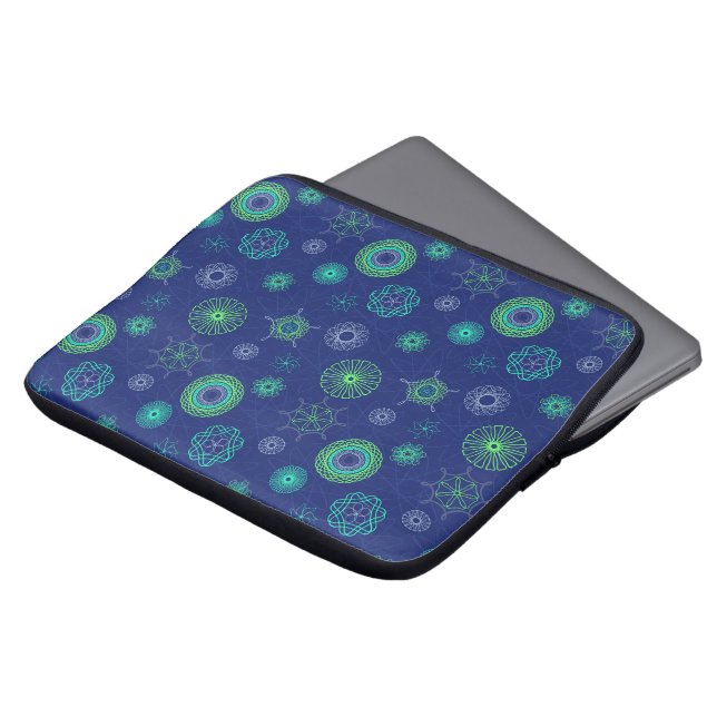 Uranium Glow Laptop Sleeve (Front Top)