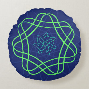 Uranium Glow large design Round Cushion
