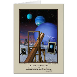 Uranus and Neptune Card