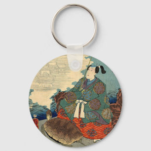 Urashima Taro and the Turtle Japanese Fairy Tale Key Ring
