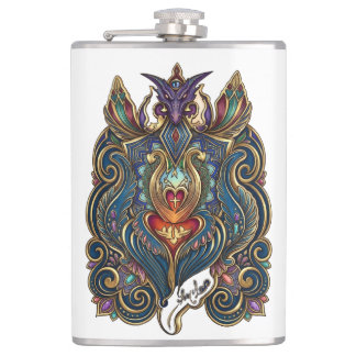 Urban 3D Mythic Soul Vinyl Wrapped Flask