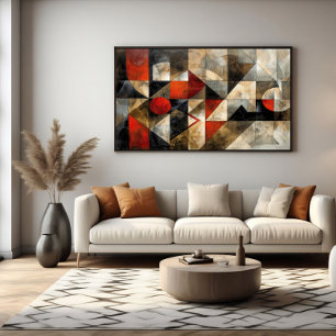 Urban Abstract Art Poster
