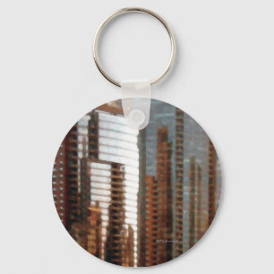Urban Abstract Key Ring