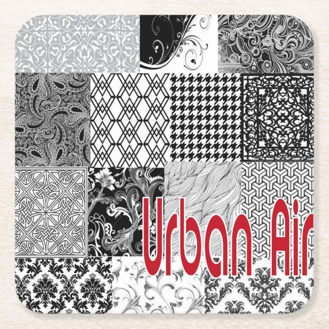 Urban Air  Square Paper Coaster (Front)
