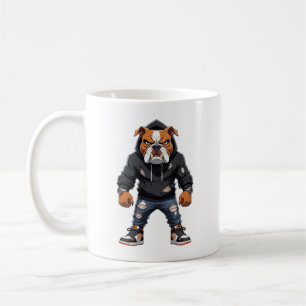 Urban Alpha Bulldog � Street Style Mascot Coffee Mug