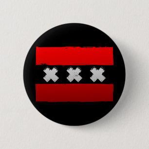 Urban Amsterdam 6 Cm Round Badge