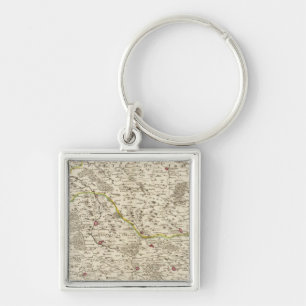 Urban areas of Germany 2 Key Ring