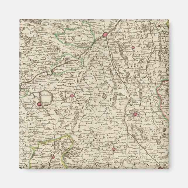 Urban areas of Germany 2 Magnet (Front)