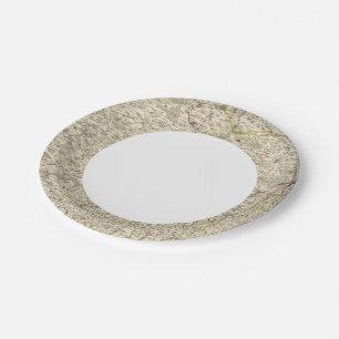Urban areas of Germany 2 Paper Plate