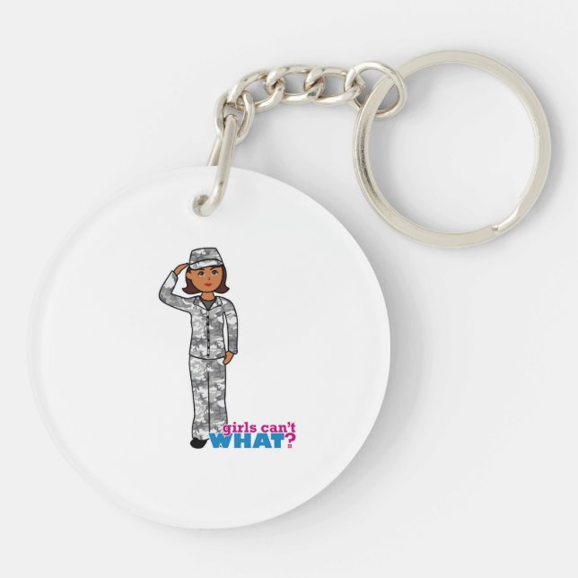 Urban Army Girl Key Ring (Back)
