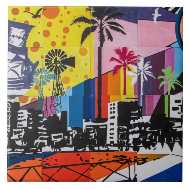 Urban Art 18. Ceramic Tile (Front)