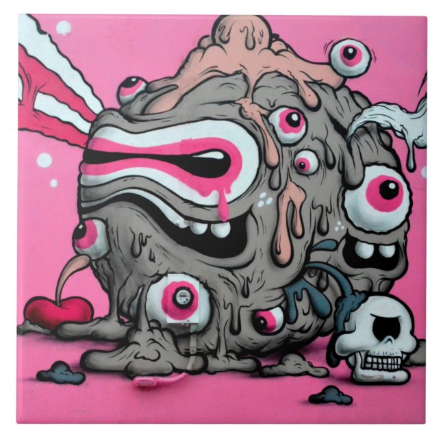 Urban Art 8. Ceramic Tile (Front)