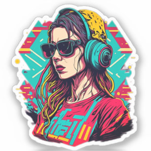 Urban Art for Modern Vintage Vibes - Groovy Girl