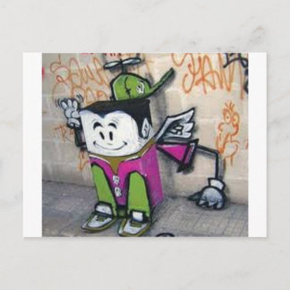 Urban Art Postcard