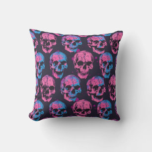Urban Art Skull Pillow Design, Cojín B52