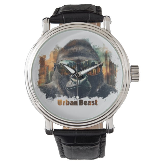 Urban Beast Gorilla with Sunglasses Watch (Front)