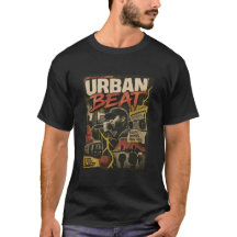 URBAN BEAT "No Hype" Vintage Hip-Hop Graphic T-Sh