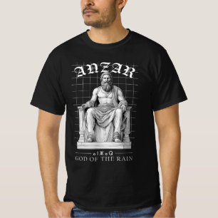 Urban Black and White Anzar Amazigh Mythology T-Shirt