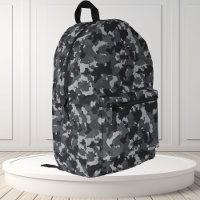 Urban Black Grey Camouflage Camo