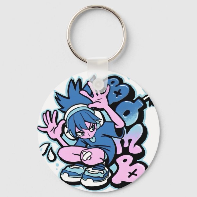 Urban Bomb Vibes Key Ring (Front)