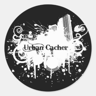 Urban Cacher Classic Round Sticker