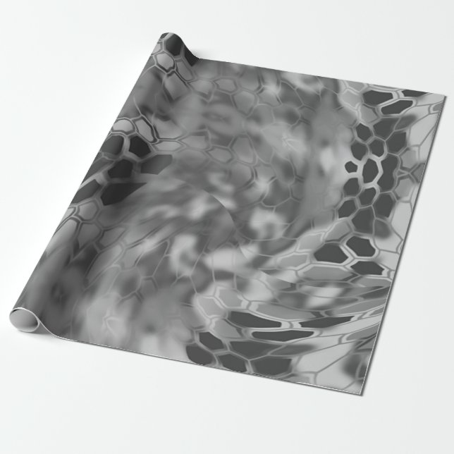 "URBAN CAMO 2" WRAPPING PAPER (Unrolled)