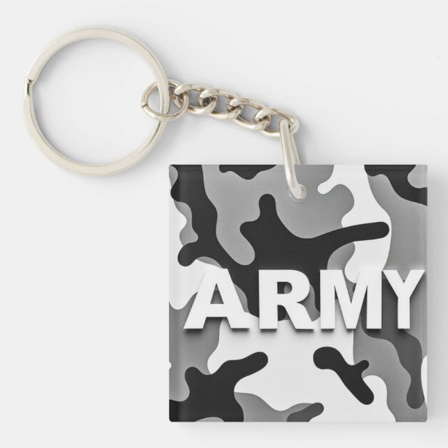 Urban Camo Army Key Ring (Front)