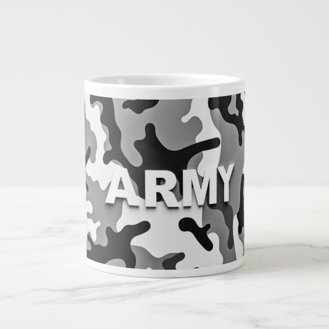 Urban Camo Army Large Coffee Mug (Front)