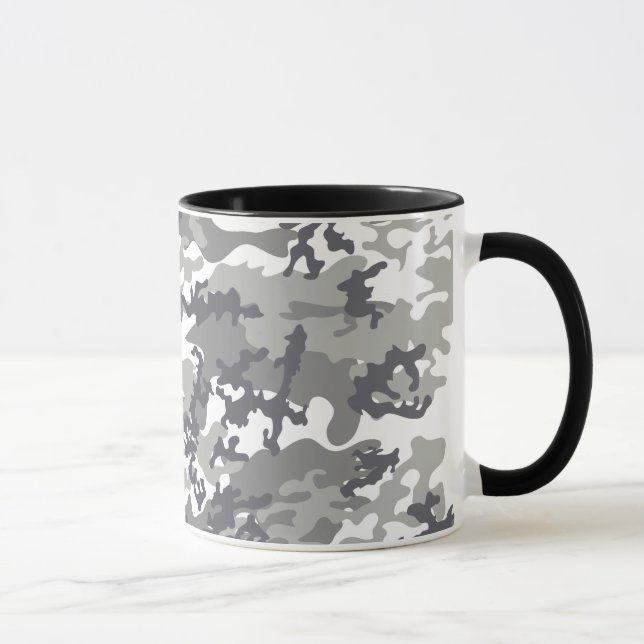 Urban Camo Glass Mug (Right)