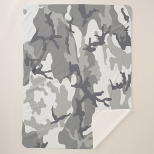 Urban Camo Sherpa Blanket