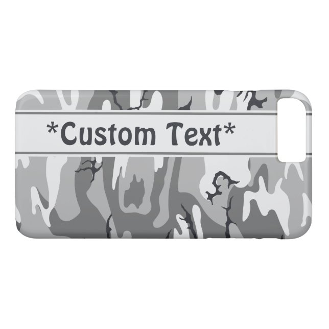 Urban Camo w/ Custom Text Case-Mate iPhone Case (Back (Horizontal))