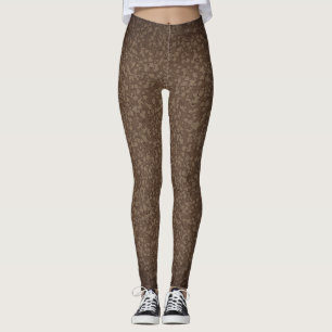 Urban Camouflage Brown and Tan Chic Leggings