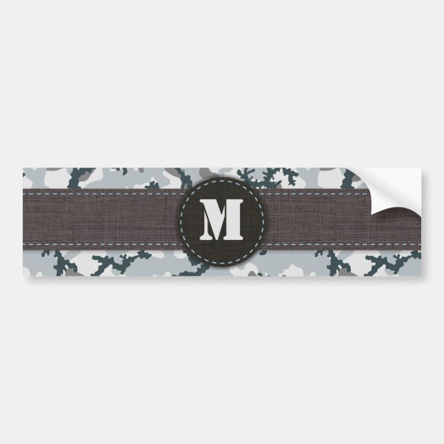 Urban camouflage bumper sticker (Front)