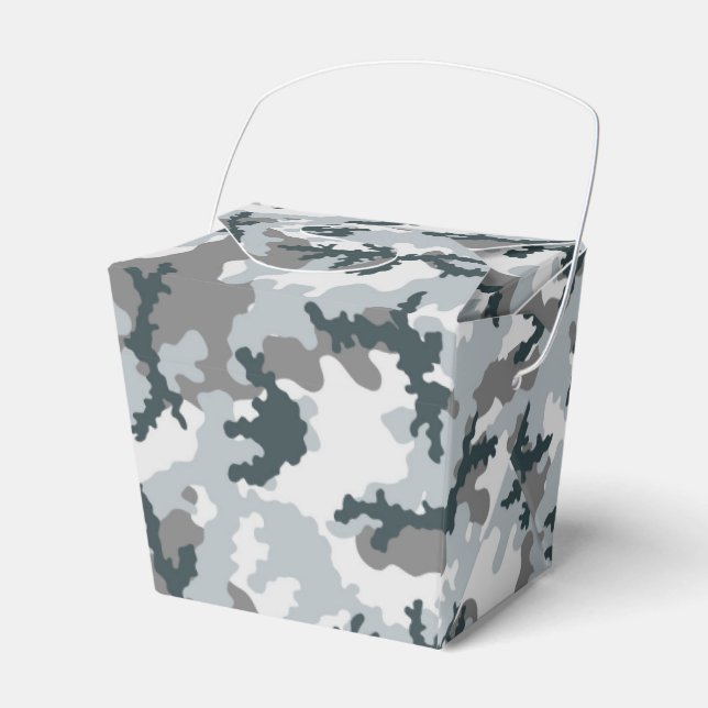 Urban camouflage favour box (Front Side)