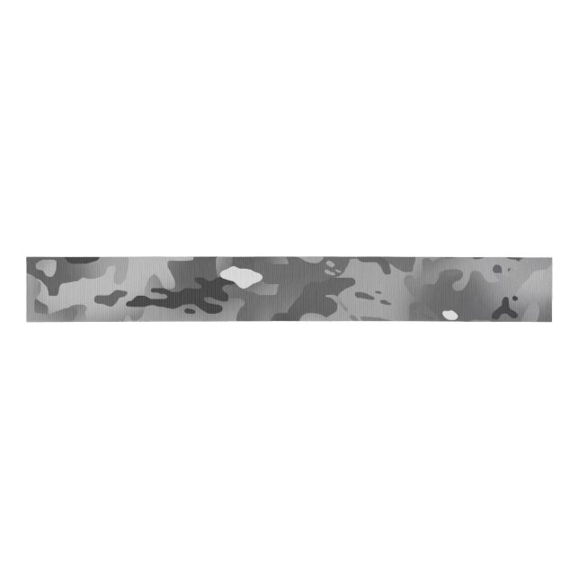Urban Camouflage I Grosgrain Ribbon (Front)