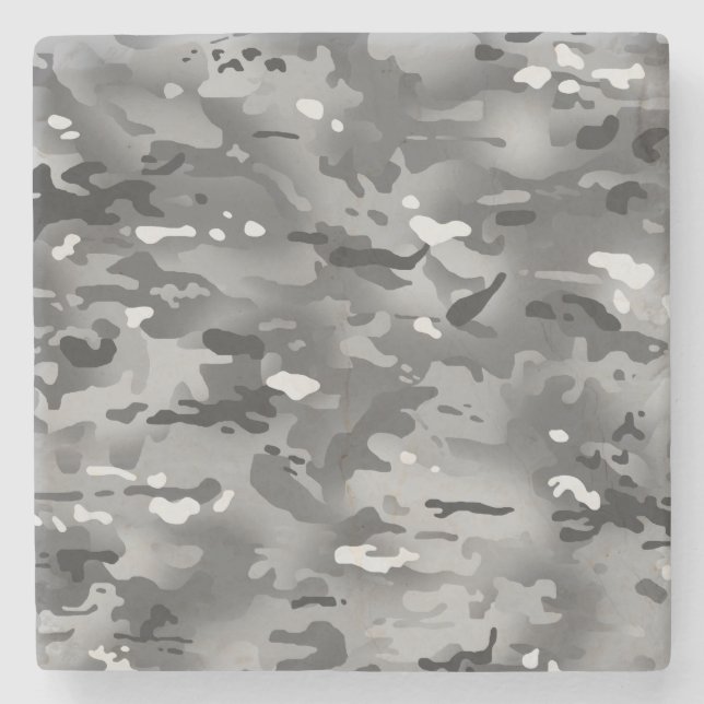 Urban Camouflage I Stone Coaster (Front)