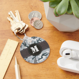 Urban camouflage key ring