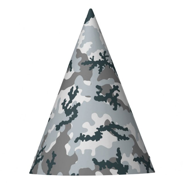 Urban camouflage party hat (Front)