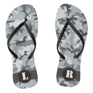 Urban camouflage thongs