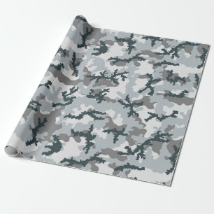 Urban camouflage wrapping paper
